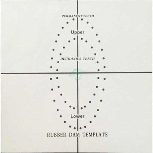 1 Piece Dental Rubber Dam Punch Hole Board Instrument Tool Material For Dental Clinic