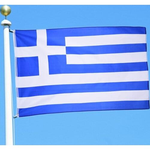 3ft x 5ft Hanging Greek Flag Polyester standard Flag Banner Outdoor Indoor 150*90cm Flag Greece Flag Home Decoration practical