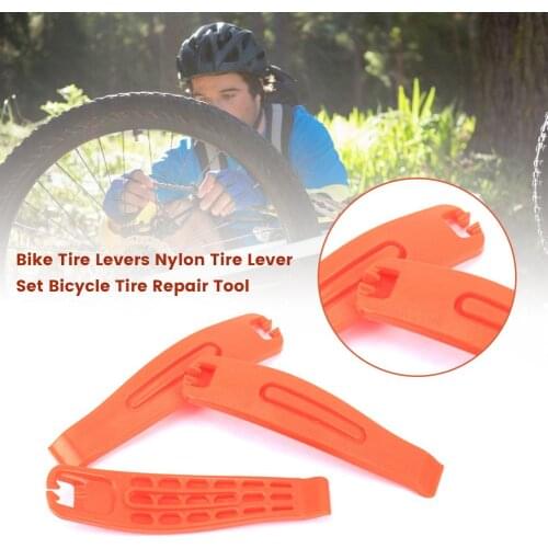 3PCS/set Tire Lever Bike Bicycle Nylon Tire Levers Steel Tyre Stick Spoon Repair Tool Control Force And Stability