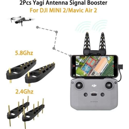 DJI Mini 2 Yagi Antenna 5.8Ghz 2.4 Ghz Remote Controller Signal Booster Range Extender For Mavic Air 2 Mini 2 Drone