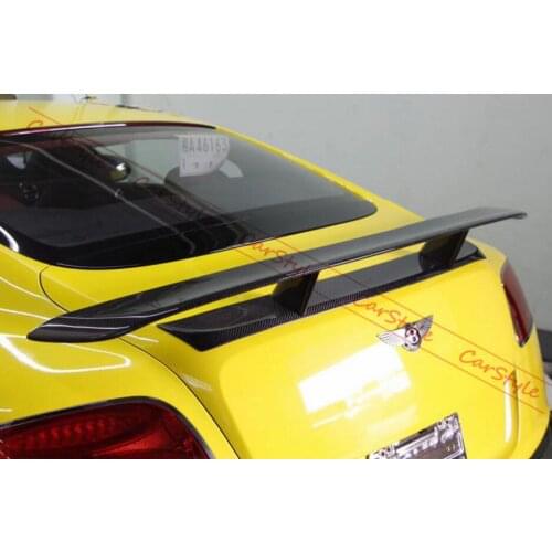 Carbon Fiber Car Rear Wing Trunk Lip Spoilers Fits For Bentley Continental GT Coupe 2 Door Only 2012 2013 2014