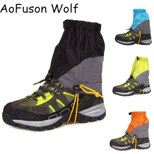 Outdoor Shoe Cover Up Hiking Trekking Cycling Skiing Ultralight Legging Gaiters Shoe Cover up Waterproof Windproof Camping