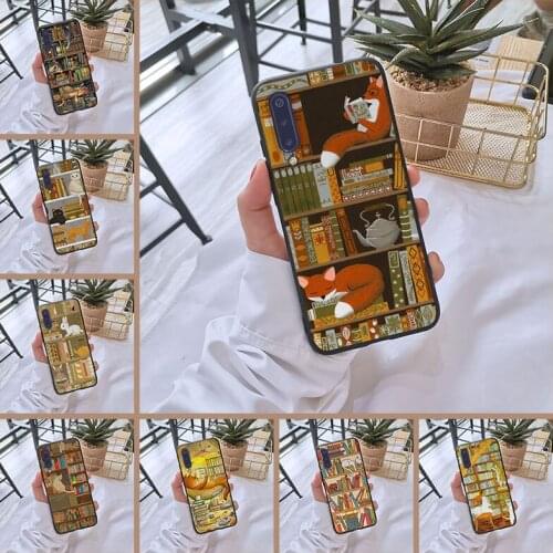 Phone Cover For Xiaomi Mi 9 SE 9T PRO Case Silicone Cat Book Cute Funny Fox Rabbit Soft For Xiaomi Mi A3 8 PRO Phone Case