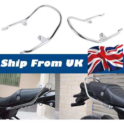 Chrome Rear Bumper Passenger Seat Hand Handle Grab Bar Rail Goods shelf Storage Rack for Kawasaki Z900RS 2018 2019 2020 Z 900RS