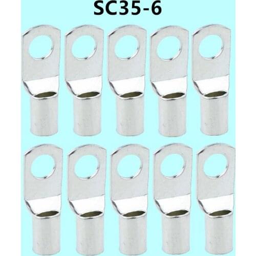 Brand new SC35-6/SC35-8 Bolt Hole Tinned Copper Cable lugs Terminals set Wire terminals connector
