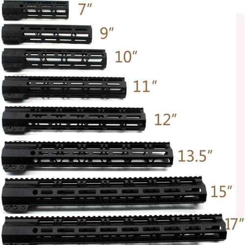 AR-15 M4 M16 M-LOK Free Float Handguard Clamping Style Bracket Hunting Aluminium Barrel Nut for Scope Mount fit .223 5.56
