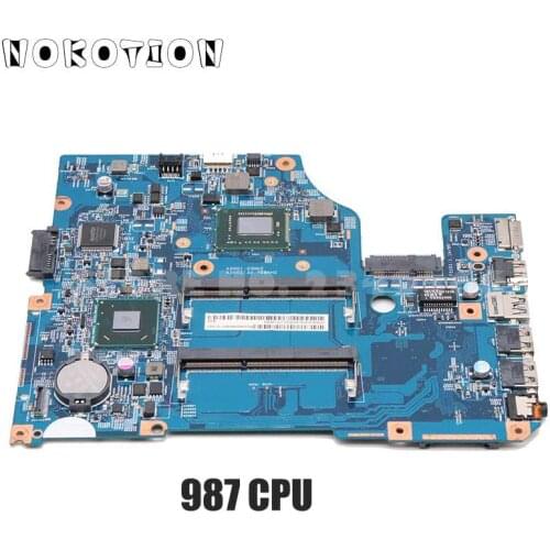 NOKOTION For ACER aspire V5-531 Laptop Motherboard NBM1G11008 NB.M1G11.008 48.4VM02.011 987 CPU DDR3