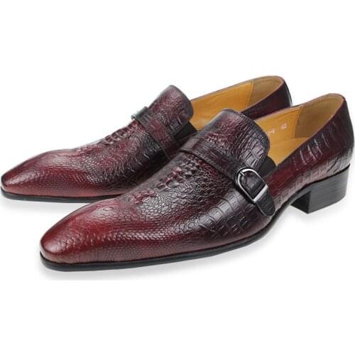 New Purely Handmade Genuine Cow Leather Shoes for Men Loafer Fashion Sapato Social Formal Wedding Shoes Man Dress Office Oxfords