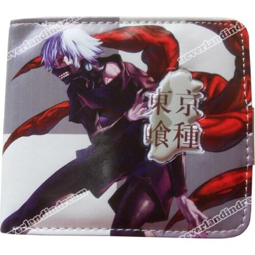 Colorful Printing Of Anime Tokyo Ghoul Kaneki Ken Multilayer PU Wallet