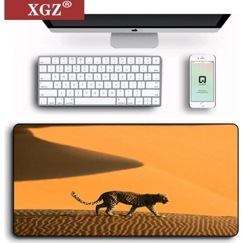 XGZ animal tiger personality computer laptop mouse pad anti-fouling non-slip 400x900mm gaming keyboard mouse pad promotion csgo