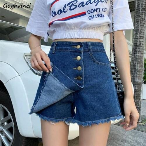 Shorts Skirts Women Summer Single-breasted Large Size 5XL A-line Pockets All-match Korean-style Wide-leg Trendy Chic Solid New
