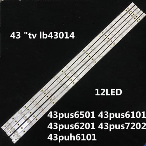 LED backlight for GB-2K16-430-D512-HH 43PUS6401 12 43PUS6101 12 TPT430U3-EJISHM.G 1ps = 12ed