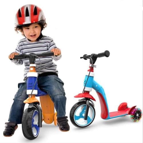 New Arrival Childrens Bicycle Baby Balance Car Scooter Baby Bicycle Tandem Trike with Foldable Cushion Toys for Children Gifts