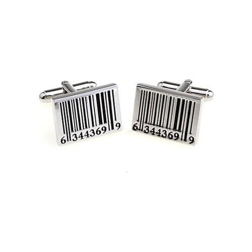 Barcode Cufflink 15 Pairs Wholesale Free Shipping