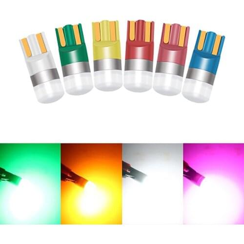 10PCS T10 W5W LED 3030 1SMD Car Clearance Lights Reading Lamp Auto Vehicle Dome Door Bulb 12V