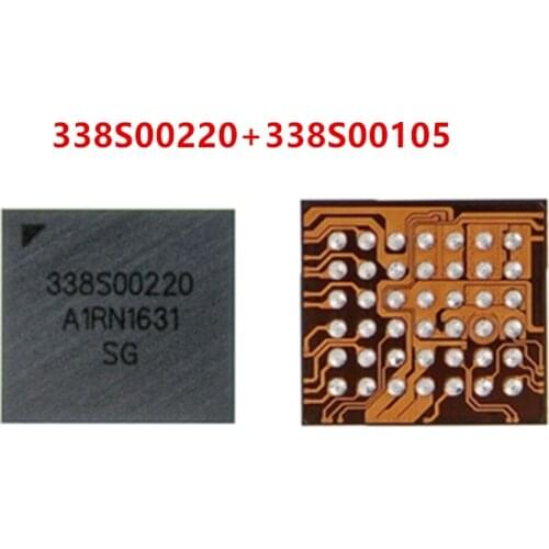 2pair(4pcs) for iphone 6S 6Splus 7 7plus small audio codec ic chip 338S00220+ big main audio codec ic 338S00105