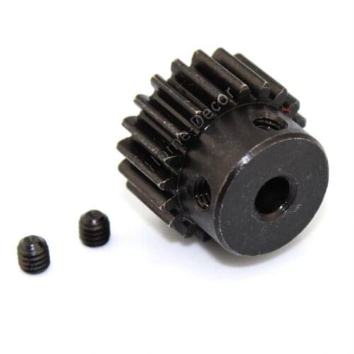2 PCS 20T Teeth 1 Modulus DIY Spindle Steel Gear Toy Car Motor Gearbox Model Toy Motor Gear