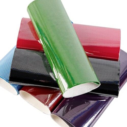 David accessories 20*33cm Mirror Hologram Faux Synthetic Leather Fabric DIY Sewing Garment knotbow Bag Material,1Yc3431