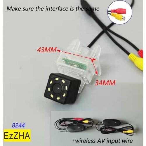 Dynamic Trajectory Tracks Car Rear View Camera For Benz C CL E S Class C117 C216 R172 W166 W204 W212 W218 W221 W231 4 LED light