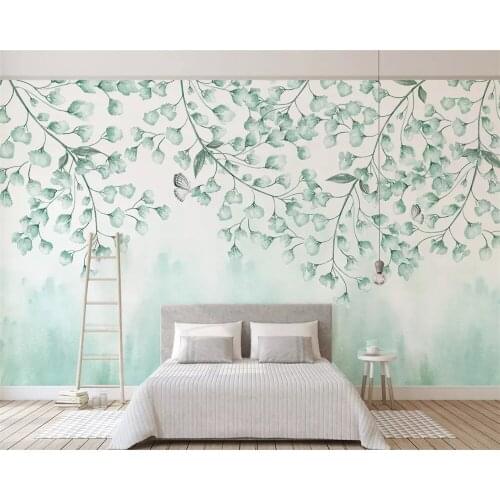 Beibehang Hand painted banana tree fashion living room TV background wall papel de parede wallpaper hudas beauty papier peint