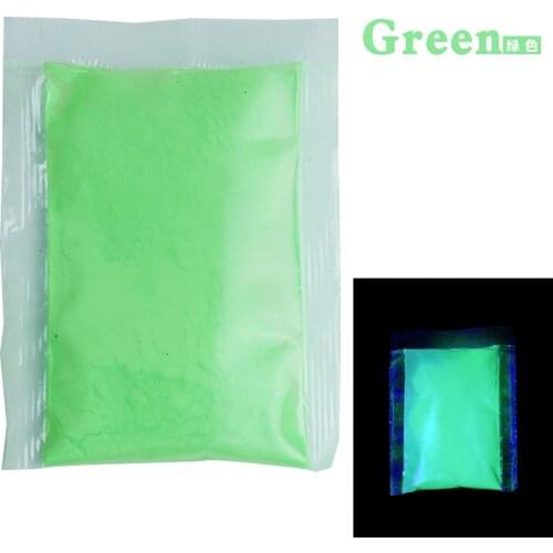 Glow in the Dark Fluorescent Powder Shining for DIY Nail Home Party Decoration 10g Green Phosphor Pigment Luminous Powder