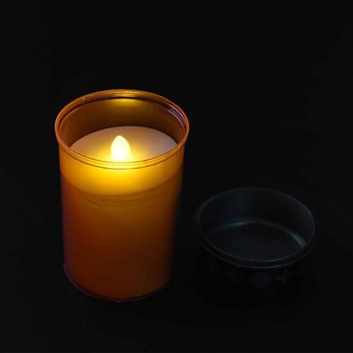 Grave Light IP44 Waterproof Garden Cemetery Lamp LED Candle Lamp Decorative Grave Candle Light Tool For Street Garden Church
