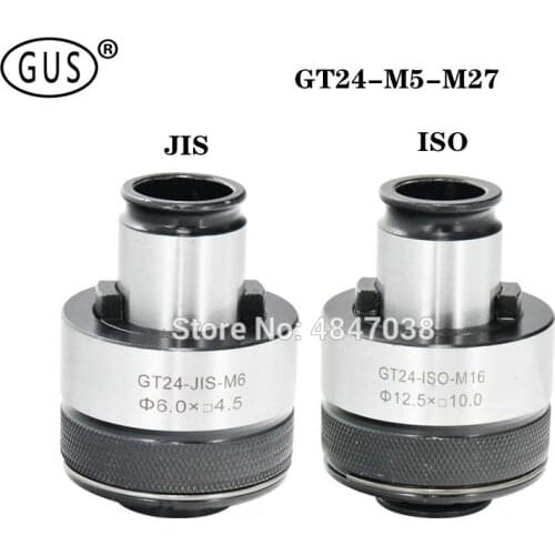 GT24 ISO JIS M5-M27 Swivel Handle Overload Protection Threading Clamp Threading Clamp Taper Jacket Damage Protection