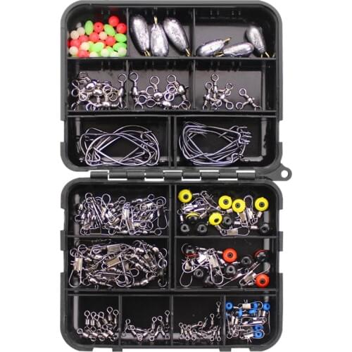 Crank hooks lead pendant combination three-prong rotating ring retaining bead 8-shaped ring connector space bean fishing gear