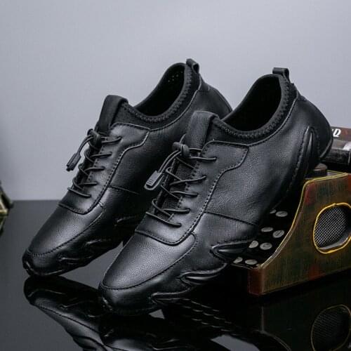 Genuine Leather Mens Shoes High Quality Octopus Flats Classic Business Office Wedding Footwear Handmade Sneakers