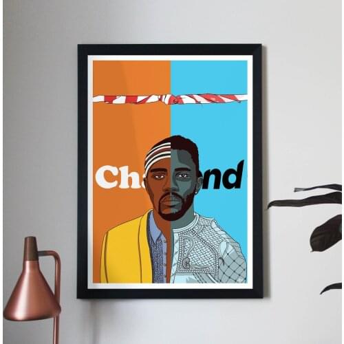 Frank Ocean Blonde Channel Orange Hip Hop Music Art Print Rapper Art Canvas Painting Living Room Bedroom Decoration Painting