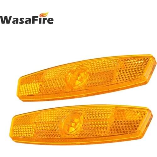 2pcs Bicycle Spoke Reflector Safety Warning Light Bike Wheel Rim Reflective Lights Tube Reflectors