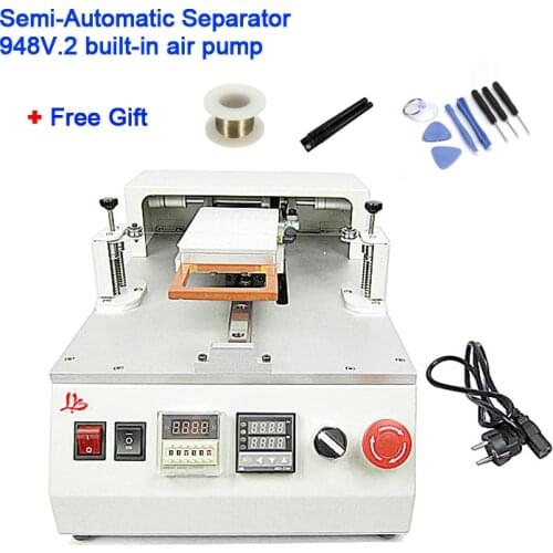 Semi Automatic LCD Separator Machine 948V.2 Auto Seperator Repair Split Refurbish Glass Touch Screen for iPhone Samsung