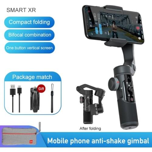 AOCHUAN SMART XR 3-Axis Foldable Handheld Gimbal Stabilizer Bluetooth for IOS Android PK Smooth 4 MOZA MINI MX Hohem Isteady X