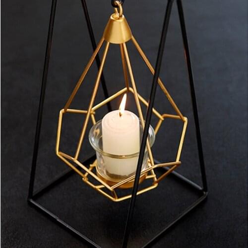 Nordic modern minimalist creative hanging candle holder living room porch home wine cabinet decoration small ornaments desktop d