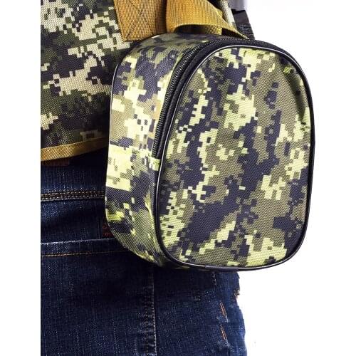 Fishing Reel Storage Bag Camouflage Fishing Gear Pouch Portable Outdoor Protective Case Pouch Fishing Tackle Accessories Case