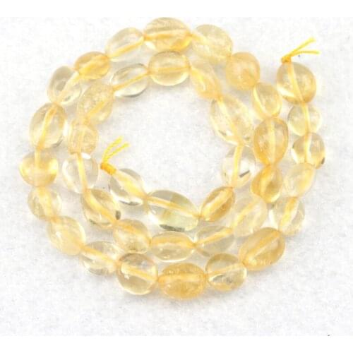 Freeform yellow citrines crystal beads natural stone beads DIY loose beads for jewelry making strand 15 inches wholesale