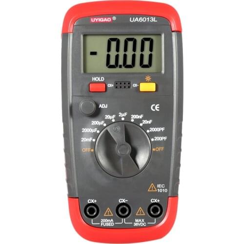 UYIGAO UA6013L High Precision Digital LCD Capacitor Capacitance Meter Tester