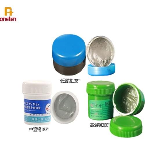 WL Solder Paste Lower Middle High Temperature 138 183 260 Degree Soldering Flux For Mobile Phone PCB Motherboard Repair
