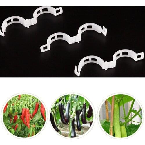 150 Pieces Tomato Veggie Garden Plant Support Clips Tomato Clips Trellis Garden Flower Vegetable Binder Twine Plant Support