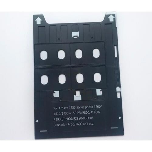 1PC X Plastic Inkjet PVC ID Card Printing Tray for Epson 1400 1410 1430 1430W 1500W R800 R1800 R1900 R2000 R2880 R3000 P400 P600