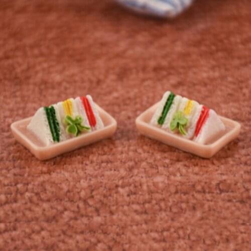 1pc Artificial Bakery Cake Bread Food Fruit Banana DollHouse Kitchen Toy Craft DIY Embellishment Accessories Fake Miniature