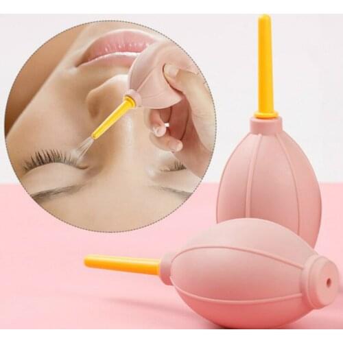 1PC Silicon Air Blower for Eyelash extensions Quick Drying Manual pressing Grafting Lashes Blower Dryer Tool