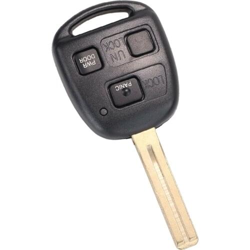 314MHz Replacement Car Key for Lexus RX400 2006-2009 RX350 2004-2010 RX330 2004-2007 HYQ12BBT 3 Buttons Black Car Key Fob Case