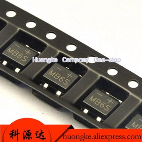 50pcs/lot SMD Rectifier sop-4 bridge MB6F MB6S MB8F MB8S MB10F MB10S MB2S 500MA 200V 600V 800V 1000V
