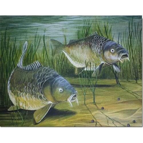 Animal River Fish 5d Diy Diamond Painting Square/round Diamond Embroidery Cross Stitch Rhinestone Mosaic Sale Home Decoration