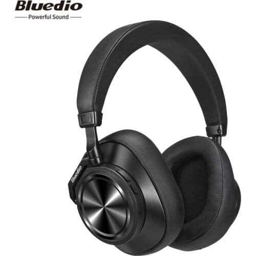 Bluedio T7 Plus Wireless 5.0 Bluetooth Headphones Headset Active Noise Cancelling AI Face Recognition Wireless Headset t7