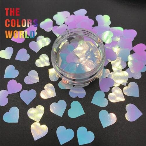 TCT-434 Heart Shape 12MM Nail Glitter Nail Art Decoration Body Art Tumbler Valentines Day Accessories Festival Party Supplier