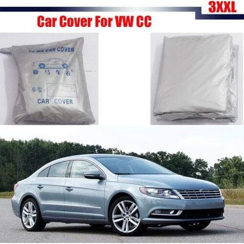 Cawanerl Car Cover Outdoor Anti UV Rain Snow Resistant Sun Shield Cover For Volkswagen CC Top Quality