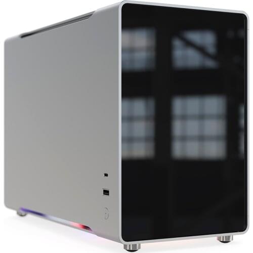 Braveman ZZAW Case B6 Aluminum Alloy Mini ITX Case Matching 240Water Cooling SFX Power Type Chassis B6 Special Desktop DIY Case