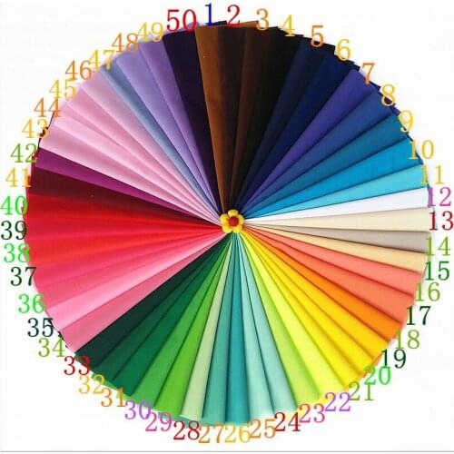 Pure color Pigment Color Teaching Hand-made Diy Patchwork Fragments Polyester Cotton Fabric Fabrics For Patchwork